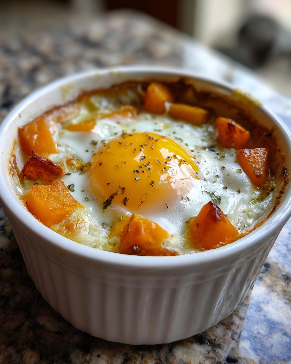 Divine Pumpkin and Sage Baked Eggs in 22 Min 4 Pumpkin and Sage Baked Eggs - detail 1