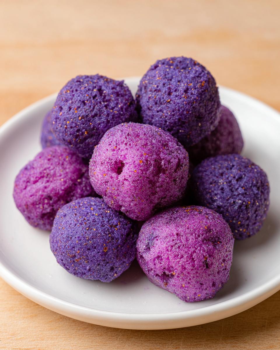 Amazing 25-Minute Purple Yam Baby Puffs 4 Purple Yam Baby Puffs - detail 1