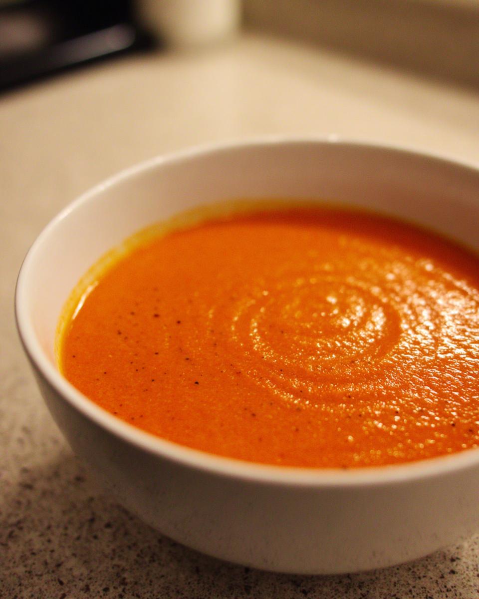 Amazing 250-Cal Roasted Red Pepper and Cauliflower Soup 5 Roasted Red Pepper and Cauliflower Soup - detail 2