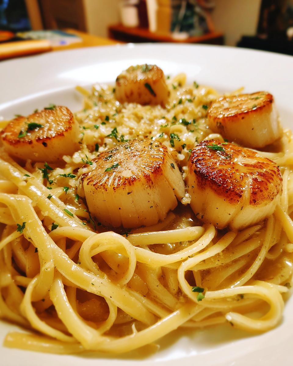 Scallop Linguine: 2 Amazing Tips 5 Scallop Linguine - detail 2
