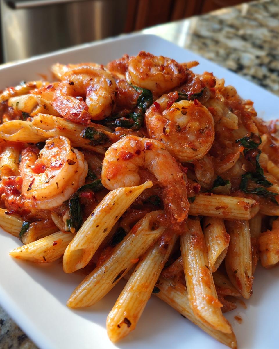 30-Min Flavorful Shrimp Marinara Pasta 5 Shrimp Marinara Pasta - detail 1