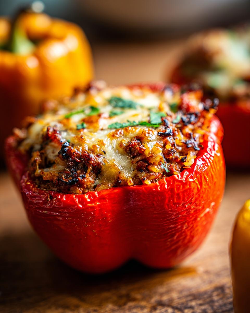Amazing 350 Calorie Spiced Turkey Stuffed Peppers 7 Spiced Turkey Stuffed Peppers - detail 3