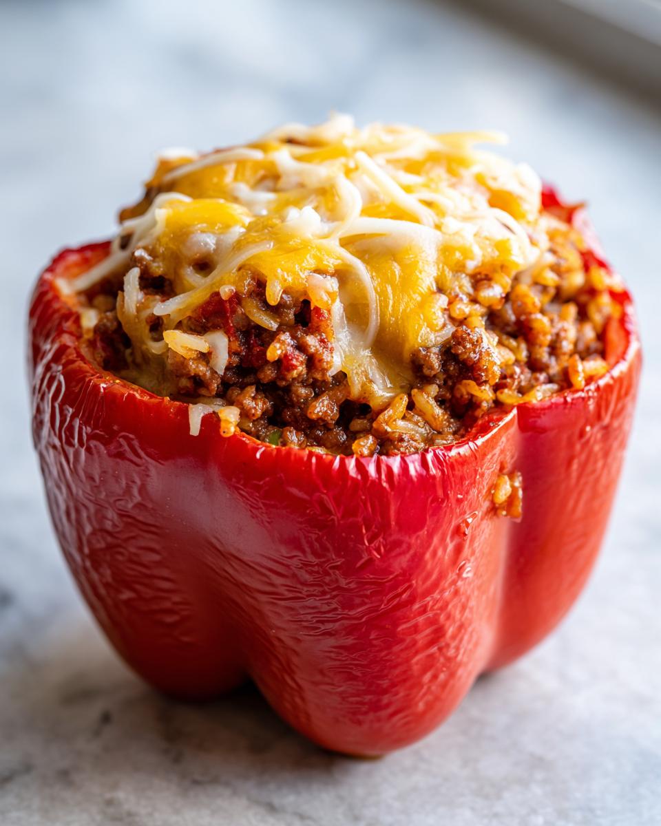 Amazing 35 Minute Tomato Beef Stuffed Peppers 5 Tomato Beef Stuffed Peppers - detail 2