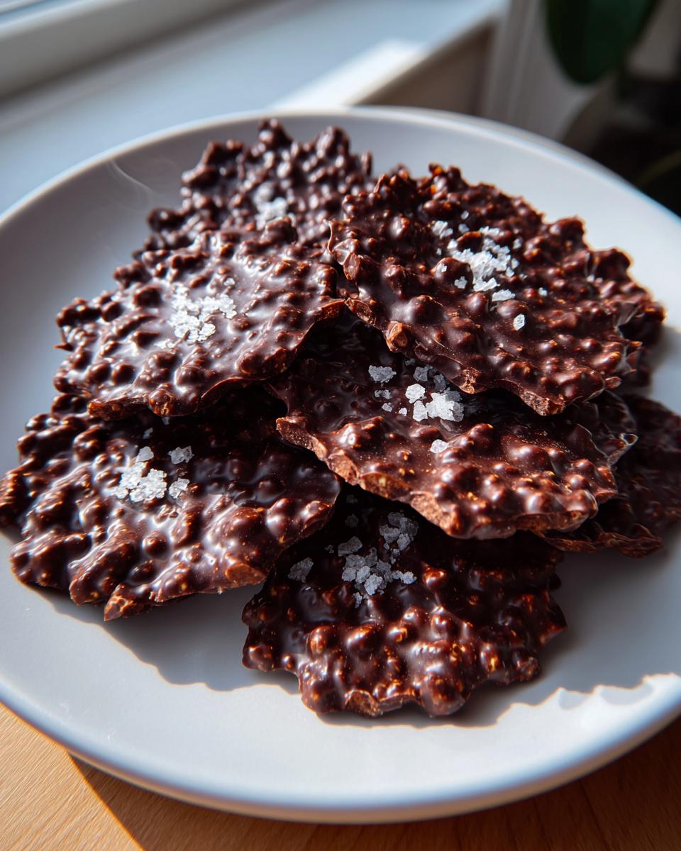 Amazing 4-ingredient dark chocolate quinoa crisps 7 dark chocolate quinoa crisps - detail 3