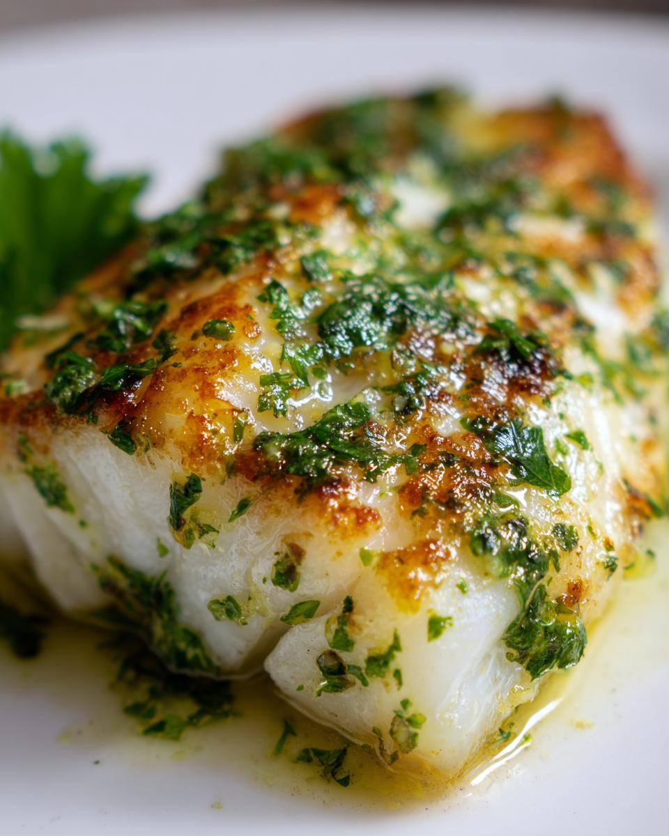 Amazing 18-min herb butter cod feast 5 herb butter cod - detail 2