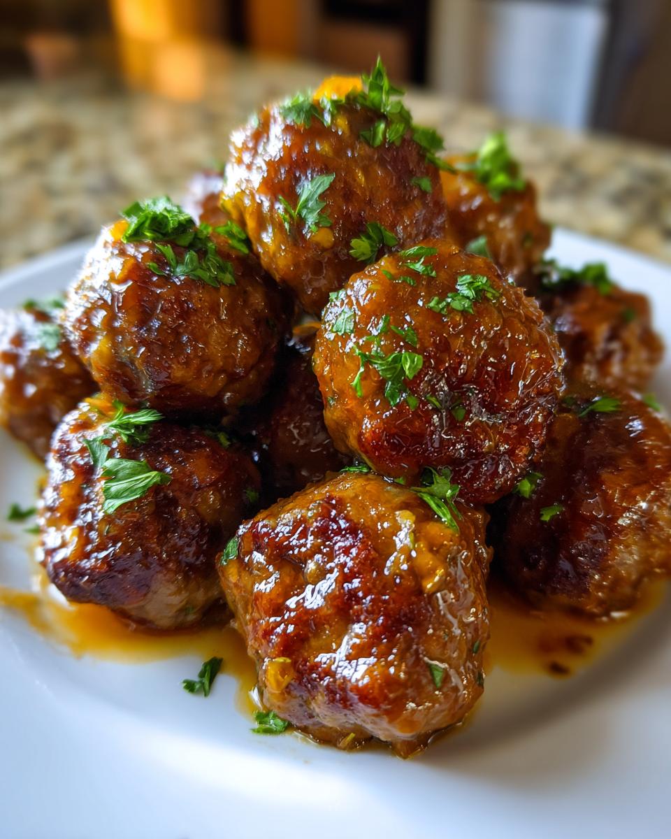 Amazing 32-minute sweet garlic meatballs 5 sweet garlic meatballs - detail 1