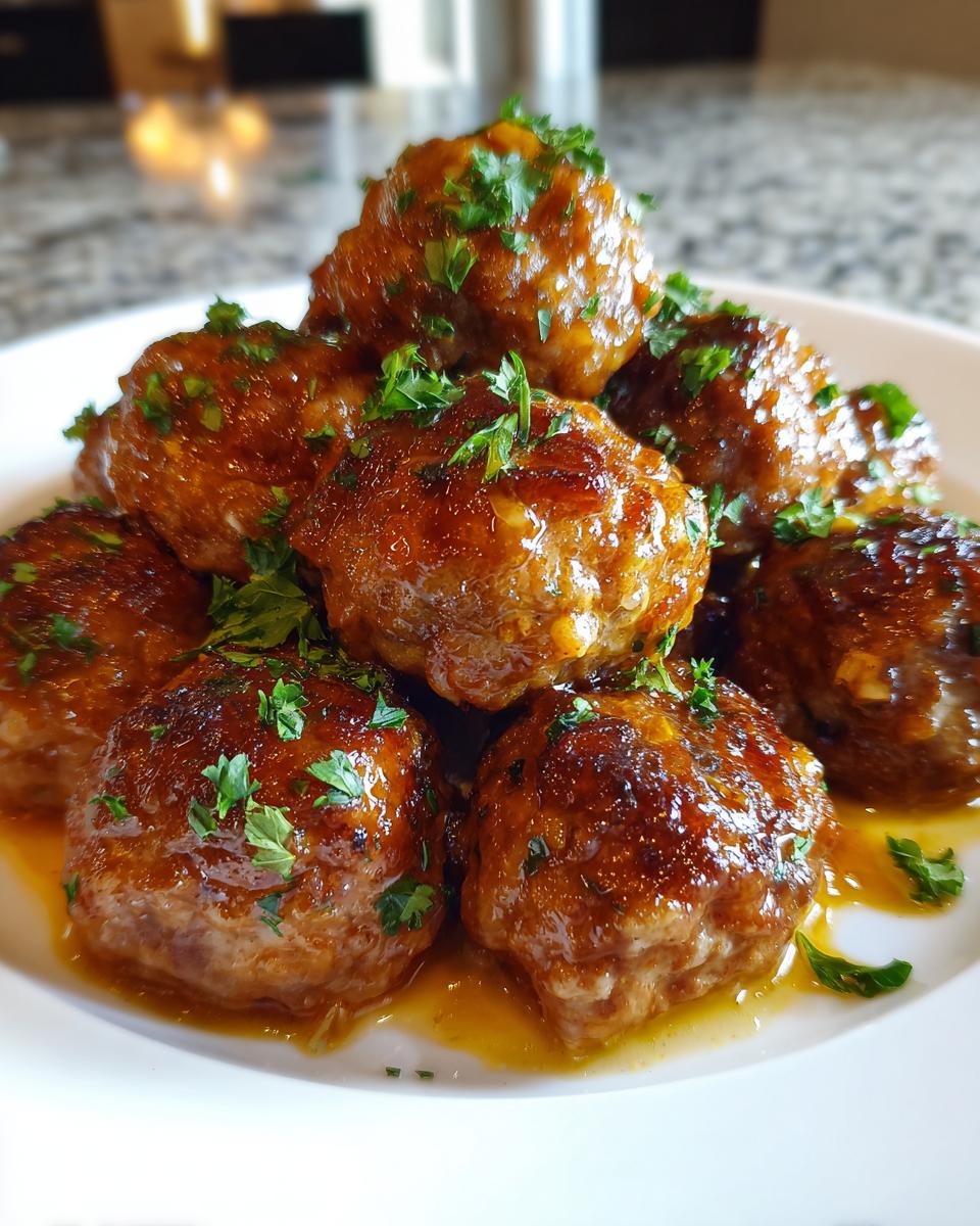 Amazing 32-minute sweet garlic meatballs 7 sweet garlic meatballs - detail 3