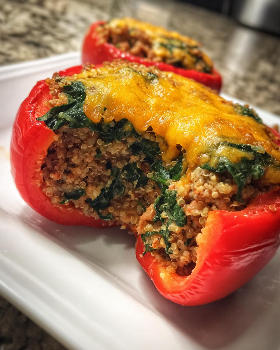 Amazing 30-min turkey stuffing healthy dinner 4 turkey stuffing, oven baked peppers, healthy dinner - detail 1