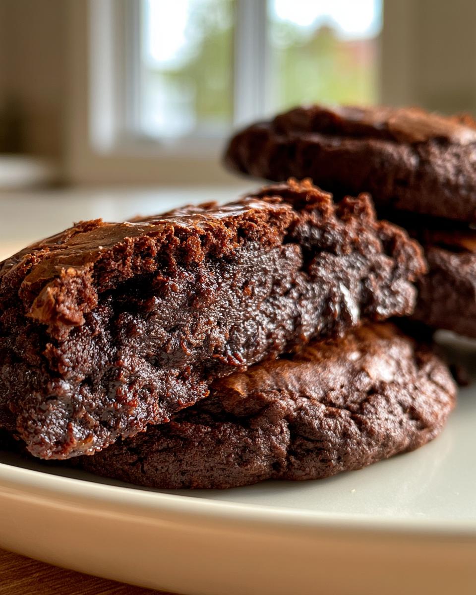 Fudgy Chocolate Brownie Cookies You Can't Resist 5 Fudgy Chocolate Brownie Cookies - Other 2